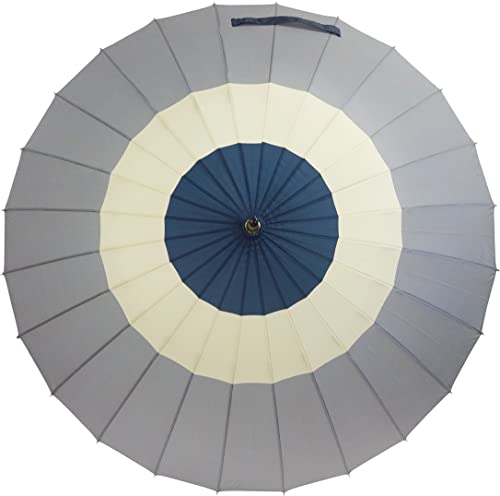 サントス(Santos) サントス 24K55cmグラスファイバー うららか グレー 55cm レディース 長傘 雨傘 手開き JK-139