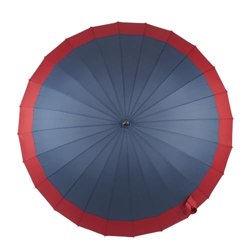 サントス(Santos) サントス 男女兼用 和傘 24本骨 60cm NEW 蛇の目 紺×赤 JK-146-06